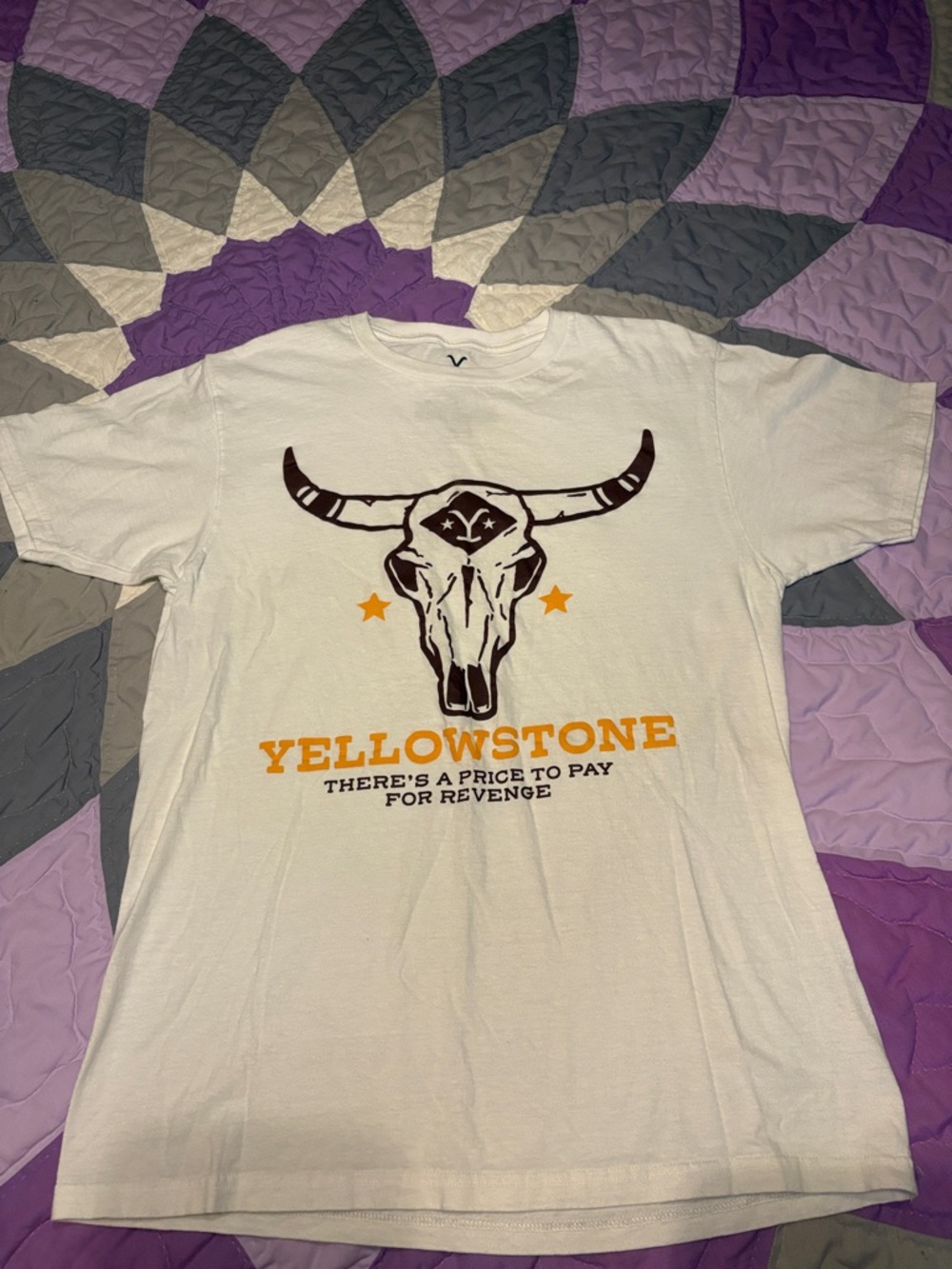 Yellowstone Short Sleeve Graphic Tee - White